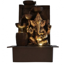 Spiritual Lord Ganesha Idol Water Fountain