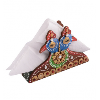 Wooden Papier Mache Decorative Tissue Paper Holder